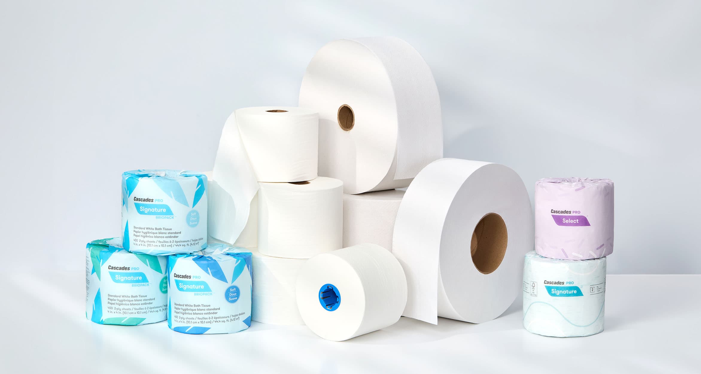 Signature High Capacity Bathroom Tissue, 2-Ply, White, 700 Sheets/Roll, 36 Rolls/Carton